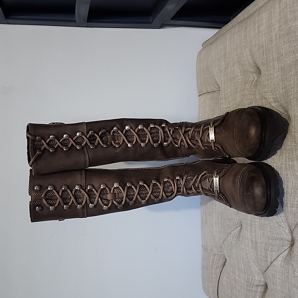 Harley Davidson knee high riding boot